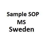 sample sop for ms masters in Sweden