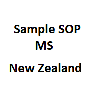 sample sop for ms masters in newzealand